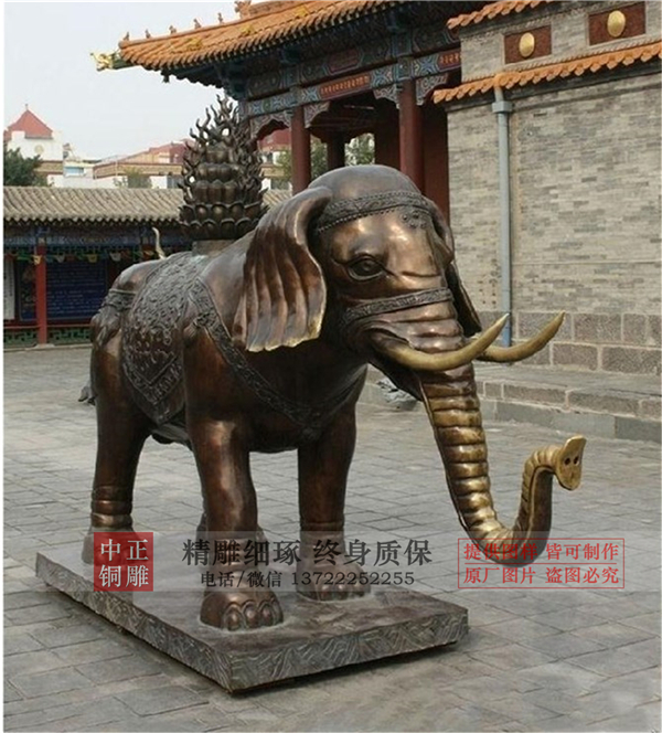 企業(yè)大象銅雕
