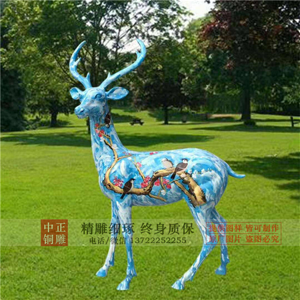 彩繪銅鹿雕塑.jpg 彩繪銅鹿雕塑.jpg