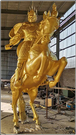 景觀銅馬擺件