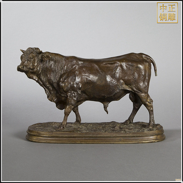 19世紀(jì)法國(guó)銅牛