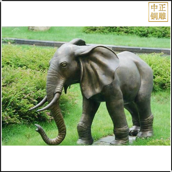 園林銅大象雕塑