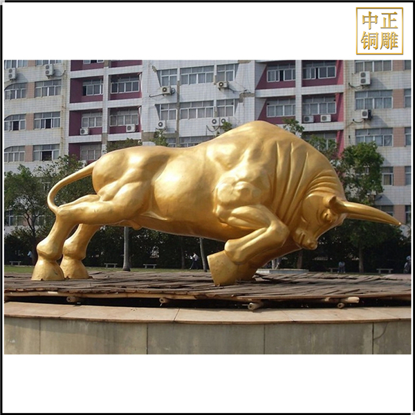 孺子牛銅雕