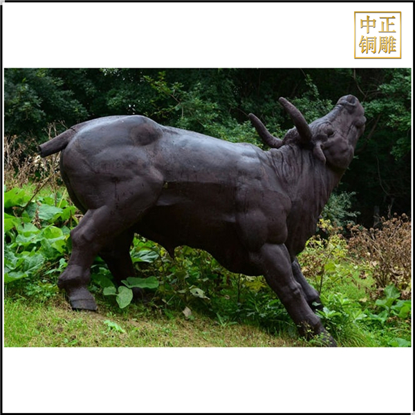 鑄造銅牛雕塑