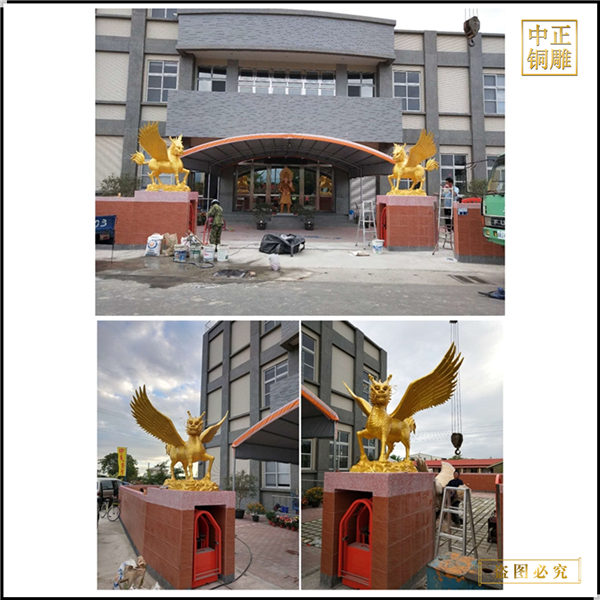 酒店門口銅麒麟供應(yīng).jpg